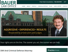 Tablet Screenshot of dwicriminalattorneymn.com